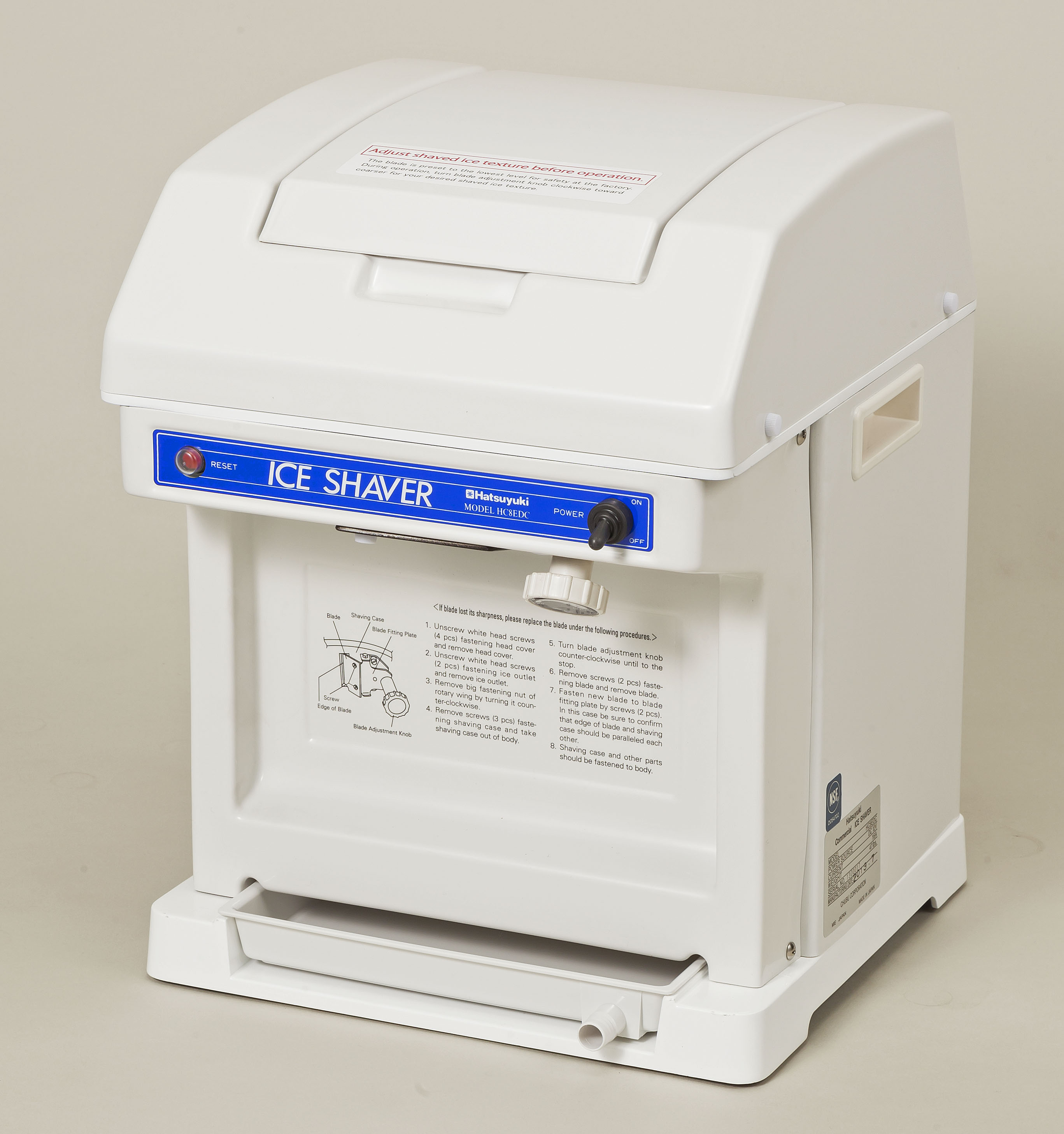 Hatsuyuki HC-8E Cube Ice Shaver