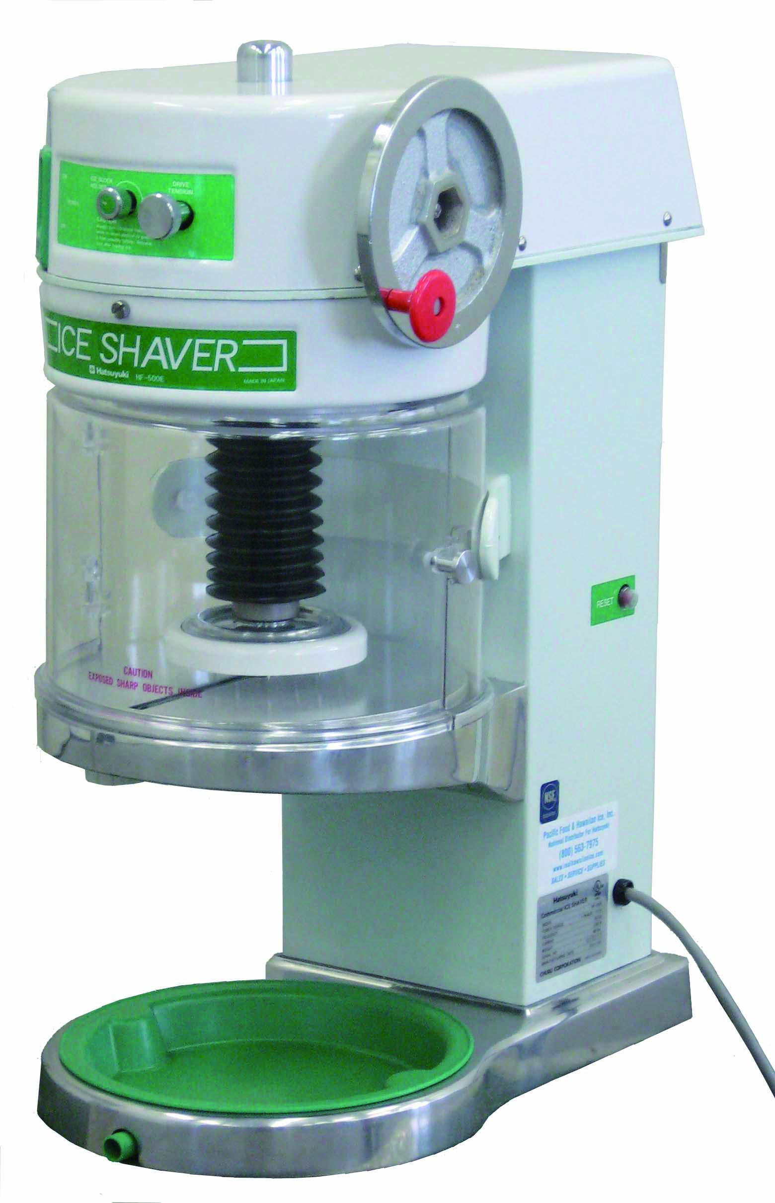 Hatsuyuki HF-500E Block Ice Shaver