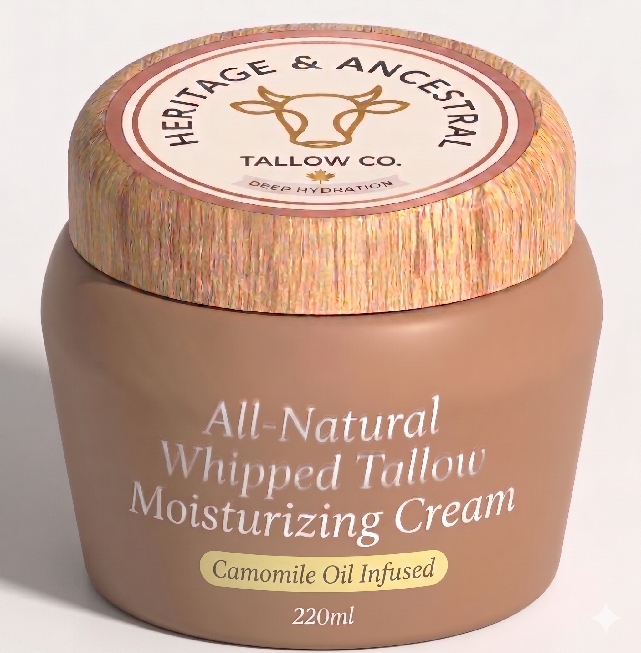 Heritage & Ancestral | All-Natural Whipped Tallow Cream (Camomile)