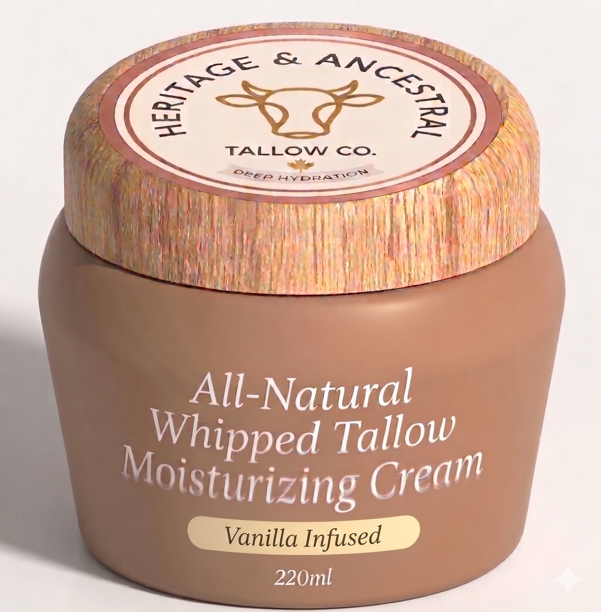 Heritage & Ancestral | All-Natural Whipped Tallow Cream (Vanilla)